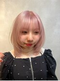 ペールピンク/レイヤーカット