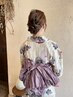 とびきり可愛い夏の思い出に☆浴衣着付け&ヘアアレンジ