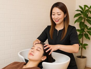 ピーチブロッサム(Peach Blossoms)の写真/【大村駅徒歩3分/コレモすぐそば】トータルビューティサロンだから出来るヘッドスパで癒しの時間をご提供◇