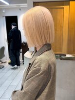 テトラ バイ ネオリーブ 横浜西口店(tetra by neolive)&nbsp;ブリーチ　ボブ　デザインカラー　ダブルカラー　横浜