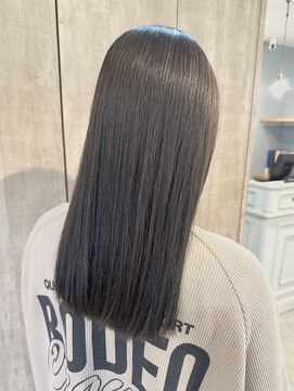 テラスヘア 三条(TERRACEhair) やわらか秋カラー「オリーブベージュ」