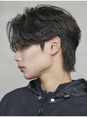 天神メンズパーマニュアンスパーマフェザーパーマセンターパート