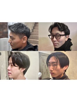 【カット+シャンプー+眉カット\5500】トレンドを抑えたメンズカジュアルのスタイルならGoshenにお任せ！