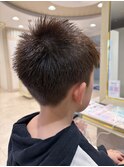 キッズカット/セルフカット失敗/ストレートヘア/美容室で直す