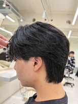 ニコ トウキョウ ヨコハマ(nico)&nbsp;メンズセンターパートウルフセンターパートニュアンスパーマ襟足