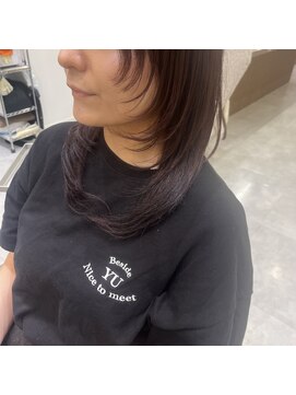 レイヤースタイル×チェリーレッド