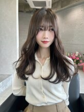 シオヘアーセカンド 西新2号店(Sio.hair 2nd)&nbsp;透明感◎グレージュカラーにレイヤーカット！こだわりの前髪◎