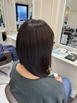 サロンドウィズ 本店 本八幡(Salon de With)&nbsp;大人上品まとまりボブ×艶ブラウン