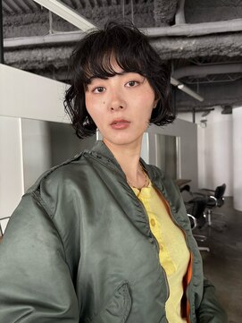 ナヌーク シブヤ(nanuk shibuya) ニュアンスくせ毛風ボブパーマ