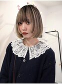今泉 ブリーチカラー レイヤーカット