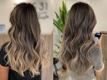 ハナワプラス(HanaWa＋)の雰囲気（大人バレイヤージュ#白髪ぼかし#海外風バレイヤージュ）