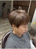 オーガニックカラー大人ショート