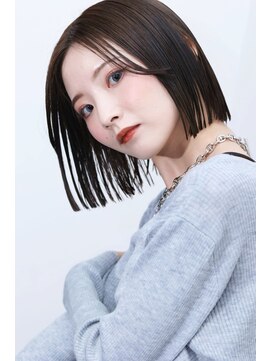 プランツヘアー 高宮店(Plants hair) 切りっぱなしボブ　高宮美容室 南区 高宮 平尾 薬院 大橋