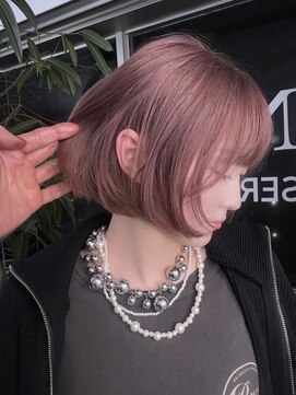 イエナ 渋谷(IENA) ミルクティーベージュ結べるレイヤーカットハイトーンカラー