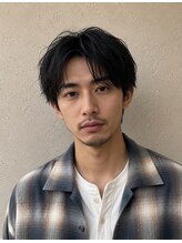 人気No,10★カット+眉毛カット＋ヘッドスパ[江坂/吹田/メンズパーマ/曲がる縮毛矯正/眉毛/メンズカット]