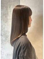 シーインフィニート 人形町店(C∞)&nbsp;さらつや美髪×透明感オリーブベージュ