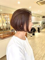 ディーコ(IDEEK)&nbsp;【大人可愛い】丸みショートボブ×小顔効果で横顔美人