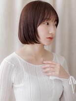 カバーヘア ブリス 戸田公園西口店(COVER HAIR bliss)&nbsp;黒髪ダークアッシュ大人ショートヘア切りっぱなしボブ20代30代X