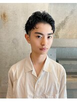 シゼン(SHIZEN)&nbsp;ニュアンスパーマ×ビジネスショート