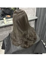 ネームレス 心斎橋(nameless)&nbsp;美髪オリーブグレージュ 赤み消し髪質改善カラー 心斎橋