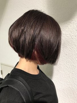 ディー エメ(D-aimer-) ２toneグラデーション切りっぱなしボブ