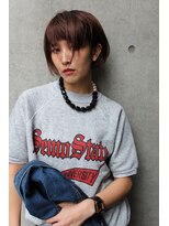 ビビト(bibito) bibito 前髪小顔ヘア切りっぱなしアシメボブ 個性的なショート