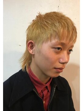 トリコ ヘアアンドケアスペース(trico hair&care space) 金髪×ウルフ