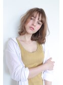 外ハネスタイル