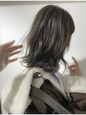 ☆ブリーチなしオリーブグレージュ外ハネボブ☆20代30代40代