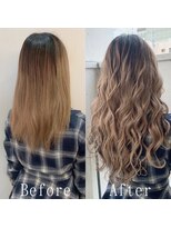 あるじゃんすー 岡山店&nbsp;ミルクティ-ベージュ#シールエクステ#セミウェットウェーブ#岡山