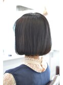 王道内巻きボブスタイル