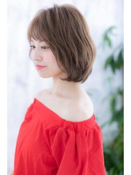 ヘアアンドビューティー ミック(Hair & Beauty miq) 簡単スタイリングでひし形シルエット◎無造作フレンチボブa