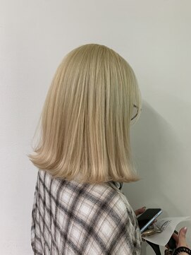 リリー(Lilley) 【lilley 高田彩乃】切りっぱなし☆ブリーチカラー(福岡/今泉)