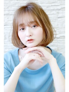 オーシャン(Ocean) [OCEAN Hair&Life藤原純] ふんわりボブ☆シースルーバング☆