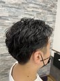 ロティー ヘアデザイン(Lottie hair design) ☆メンズショート、流れるパーマスタイル☆