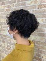 フォルック(FoLooK)&nbsp;黒髪×ショート×パーマ