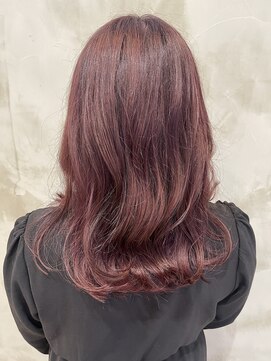 ポルム パプリカ(polum paprika) 20代30代大人かわいい無造作ウェーブ◎ピンクブラウン