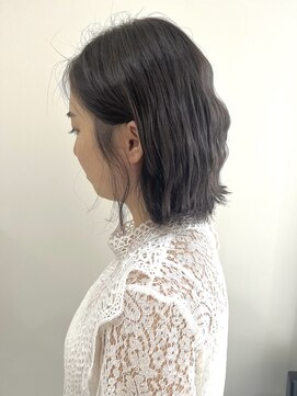 ヒビカ(HIBIKA) ラベンダーベージュのミニボブ♪