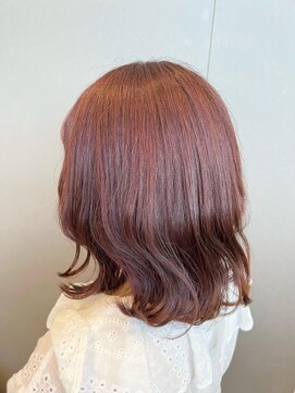 アオ ペルシュ(AO Perche) ブリーチなしの韓国風ピンクブラウン