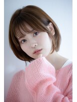 ウォークヘアーグロウ(Walk hair grow) アッシュブラウン×王道ボブ