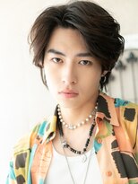 メンズヘア ビーセカンド 草加店(MENS HAIR B-2)&nbsp;ニュアンスパーマで大人のおしゃれゆるふわ巻きウルフB草加