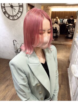 ニコ(nico...) クリアピンクボブ