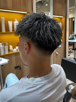 ルースト 渋谷店(ROOST)&nbsp;ショートツイストスパイラルホワイトハイライト