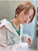 【kate☆大宮】イエローベージュ×ハンサムショート