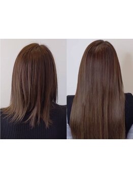 【高級人毛使用】良質なシールエクステで自然に馴染む、違和感なしの仕上がりを実現！イメチェンにも◎
