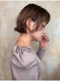 オン眉ボブ 似合わせカット[センター南/センター南駅]