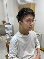 ネイロ 錦糸町(NeiRo)&nbsp;ツーブロックショート刈り上げアップバングニュアンスパーマ