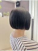 切りっぱなしボブ