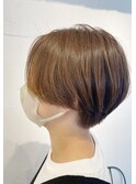 マニッシュショート×オリーブアッシュ