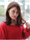 20代30代イメチェンこなれミディアンブレラカラーウェーブパーマ